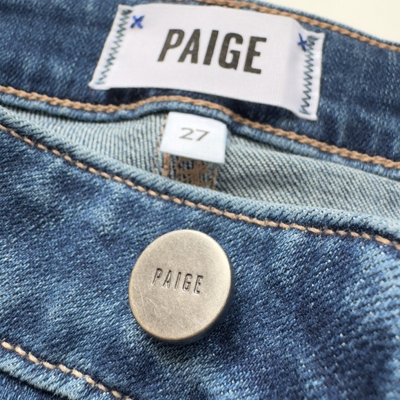 PAIGE Jeans Verdugo Crop in SPENCE Destructed Size 27 - Picture 3 of 14